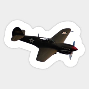 P-40E Warhawk Diving - No Background Sticker